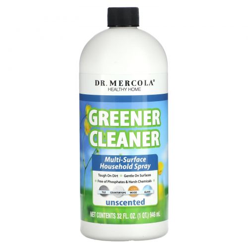 Dr. Mercola, Healthy Home, экологичное чистящее средство, без запаха, 946 мл (32 жидк. Унции)