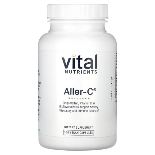 Vital Nutrients, Aller-C, 100 веганских капсул