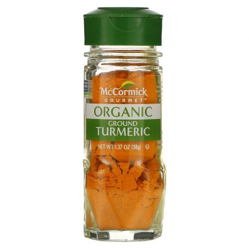 McCormick Gourmet, Organic, Ground Turmeric, 1.37oz (38 g)