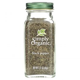 Simply Organic, Чёрный перец, 2.31 унций (65 г)