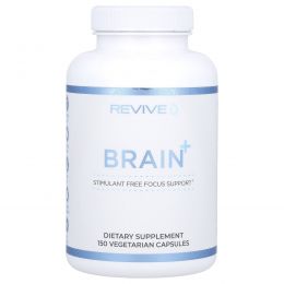 Revive, Brain+, 150 вегетарианских капсул