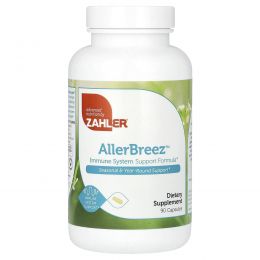 Zahler, AllergEase, формула поддержки иммунитета, 90 растительных капсул