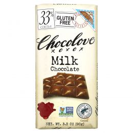 Chocolove, Молочный шоколад, 3.2 унций (90 г)