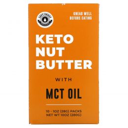 Left Coast Performance, Кето-ореховое масло с маслом MCT, 10 пакетиков по 28 г (10 унций)