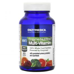 Enzymedica, Мультивитамины для мужчин с ферментным питанием, 60 капсул