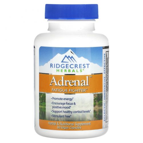 Ridge Crest Herbals, Adrenal, Fatigue Fighter, 60 Veggie Caps