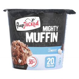 FlapJacked, Mighty Muffin, с пробиотиками, Сморес, 1,94 унции (55 г)