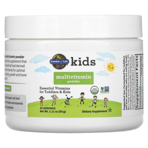 Garden of Life, детские мультивитамины 2.11 oz (60 g) Powder