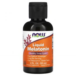 Now Foods, Liquid Melatonin, 2 fl oz (60 ml)