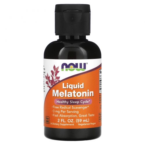 Now Foods, Liquid Melatonin, 2 fl oz (60 ml)