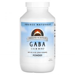 Source Naturals, ГАМК, порошок, 8 унций (226,8 г)