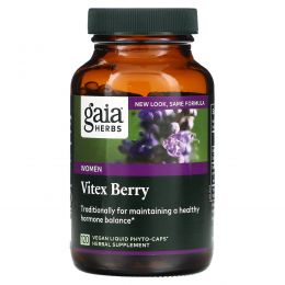 Gaia Herbs, Витекс для женщин, 120 растительных капсул Phyto-Caps с жидкостью