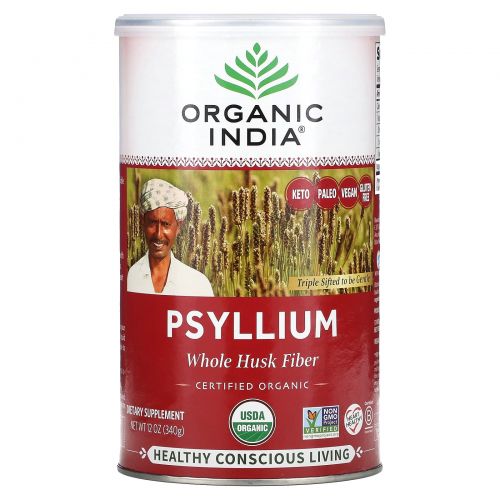 Organic India, Органический подорожник, 12 унций (340 г)