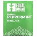 Equal Exchange, Organic Peppermint Herbal Tea, Caffeine Free, 20 Tea Bags, 0.99 oz (28 g)