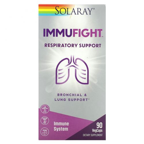 Solaray, ImmuFight, Respiratory Support, 90 VegCaps