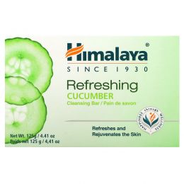 Himalaya, Освежающее очищающее кусковое мыло, огурец, 125 г