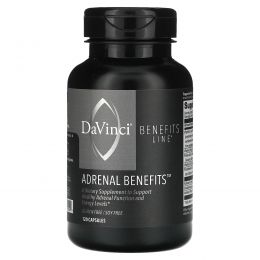 DaVinci Laboratories of Vermont, Benefits Line, Adrenal Benefits, 120 капсул