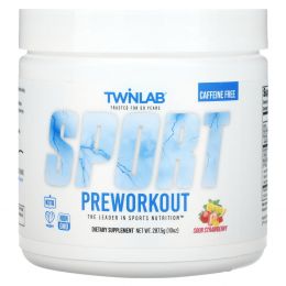 Twinlab, Sport Preworkout, без кофеина, с кислинкой, 287,5 г (10 унций)