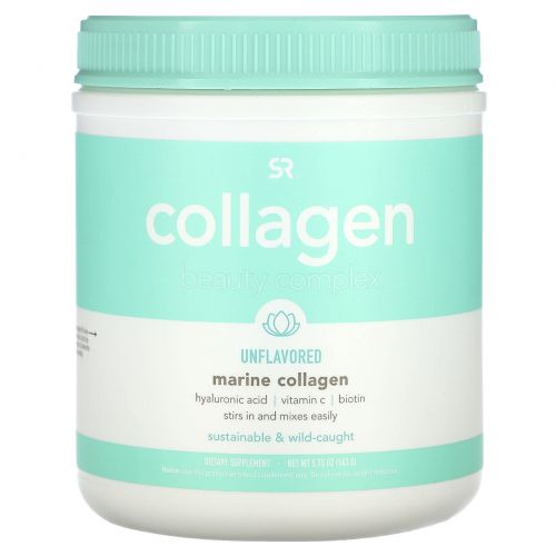 Sports Research, Collagen Beauty Complex, Marine Collagen, Unflavored, 5.75 oz (163 g)