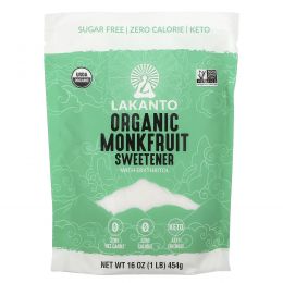 Lakanto, Organic Monkfruit Sweetener, 16 oz (454 g)