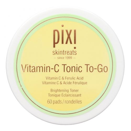 Pixi Beauty, Skintreats, тоник с витамином C, To-Go, 60 тампонов