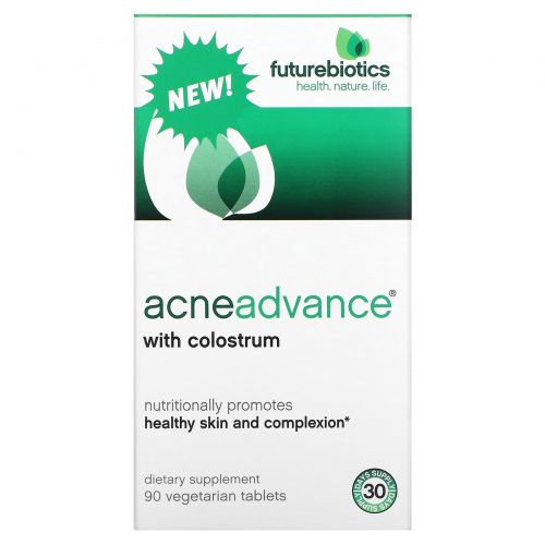 FutureBiotics, Acne Advance with Colostrum, 90 Vegetarain Tablets