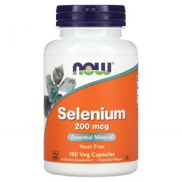 Now Foods, Selenium, 200 mcg, 180 Veggie Caps