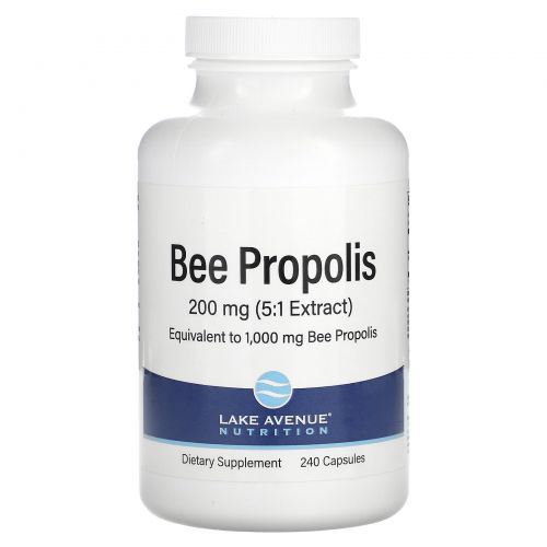 Lake Avenue Nutrition, Bee Propolis, 5:1 Extract, 1,000 mg, 240 Veggie Capsules