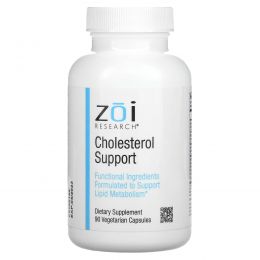 ZOI Research, Поддержка уровня холестерина, 90 вегетарианских капсул