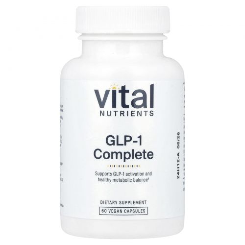 Vital Nutrients, GLP-1 Complete, 60 веганских капсул