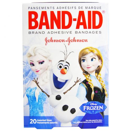 Band Aid, Брендовые лейкопластыри, Disney Frozen, 20 различных размеров