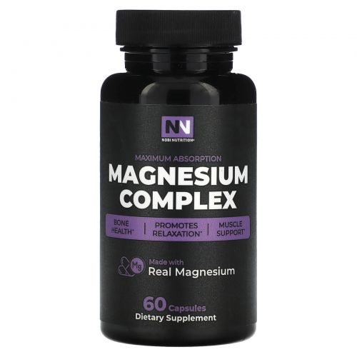 Nobi Nutrition, Premium Magnesium Complex, 60 Capsules