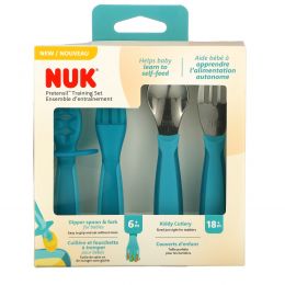 NUK, Pretensil Training Set, 6 - 18+ Months, 4 Piece Set