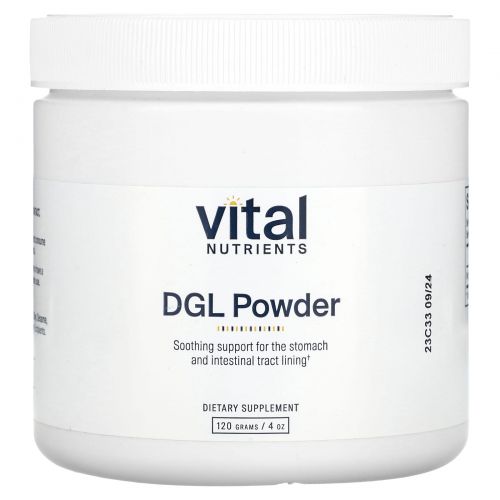 Vital Nutrients, DGL, порошок, 120 г (4 унции)