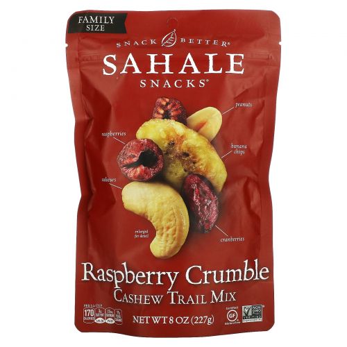 Sahale Snacks, Малиновый крамбль с кешью, 8.0 унций (226 г)