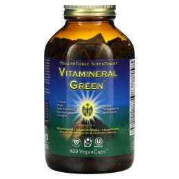 HealthForce Nutritionals, Vitamineral Green, Version 5.3, 400 капсул