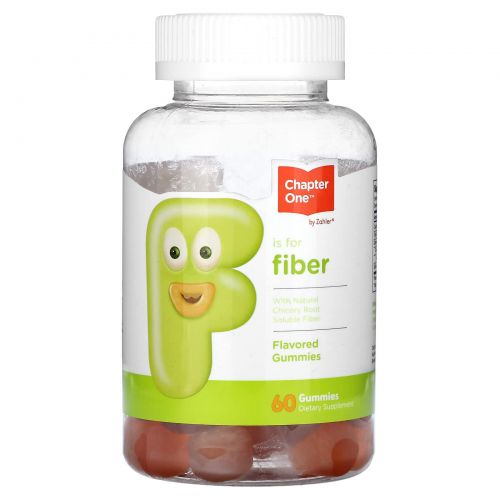 Chapter One, F Is For Fiber, Flavored Gummies, 60 Gummies