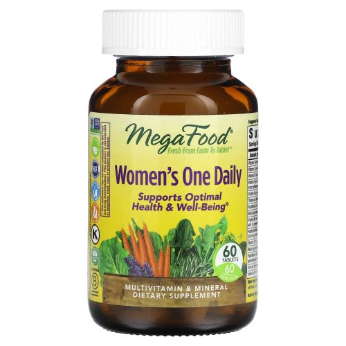 MegaFood, Women's One Daily, 60 таблеток