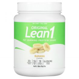 Lean1, Original, жиросжигающий протеиновый коктейль, банан, 765 г (1,68 фунта)
