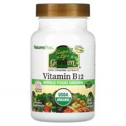 Nature's Plus, Source of Life Garden, Organic Vitamin B12, 60 Veggie Caps