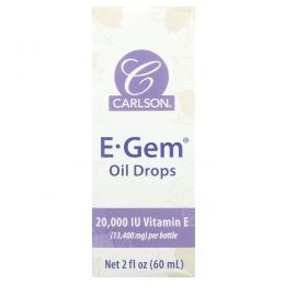 Carlson, E•Gem Oil Drops, 2 fl oz