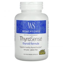 Natural Factors, WomenSense, ThyroSense, Thyroid Formula, 120 вегетарианских капсул