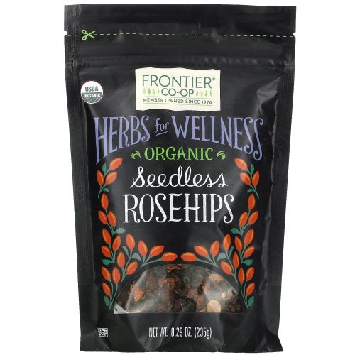 Frontier Natural Products, Organic Seedless Rosehips, 8.29 oz (235 g)