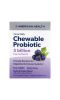 American Health, Once Daily Chewable Probiotic, Natural Grape , 5 Billion CFU, 60 Chewable Tablets