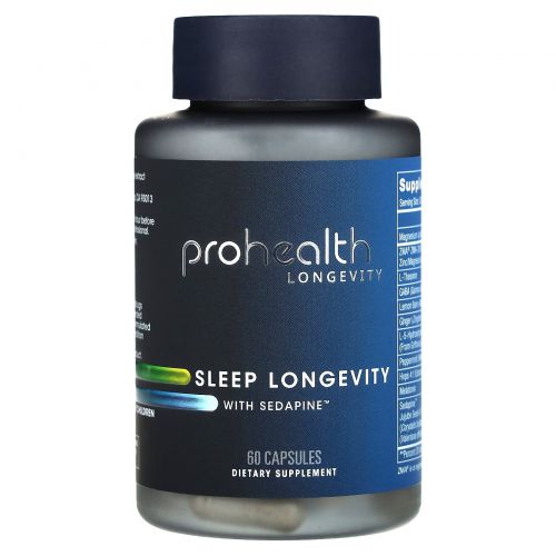 ProHealth Longevity, Sleep Longevity, средство для долголетия, 60 капсул