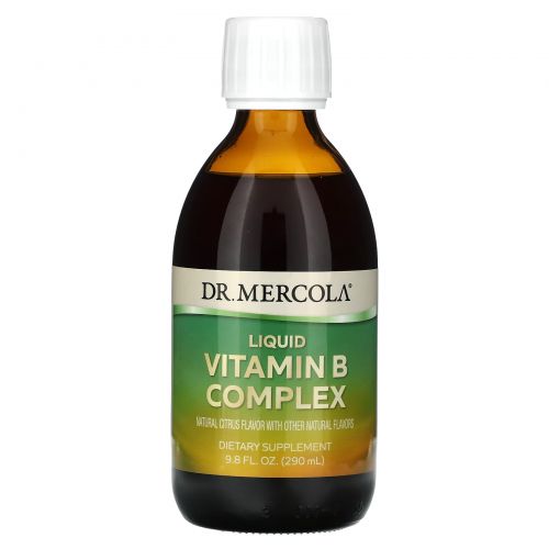 Dr. Mercola, Liquid Vitamin B Complex, цитрусовые, 290 мл (9,8 жидк. Унции)