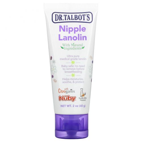 Dr. Talbot's, Nipple Lanolin, Vanilla Milk, 2 oz (60 g)