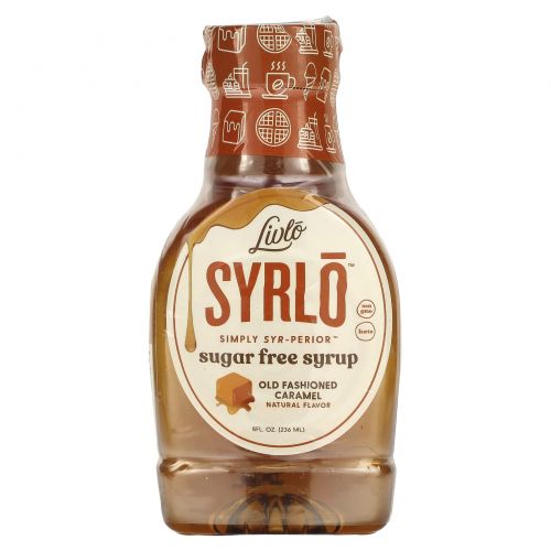 Livlo, Syrlo, сироп без сахара, старомодная карамель, 236 мл (8 жидк. Унций)