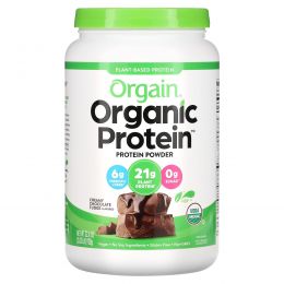 Orgain, Органический протеин растительного происхождения - порошок, нежный шоколадный крем, 920 г