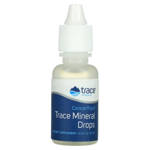 Trace Minerals Research, ConcenTrace Trace Mineral Drops, 0.5 fl oz (15 ml)